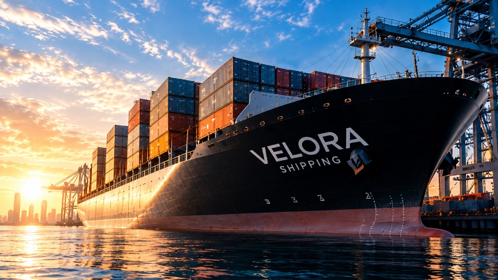 VELORA Shipping Vessel